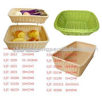  Heavy Duty PP Rattan Baskets (Heavy Duty ПП ротанга Корзина)