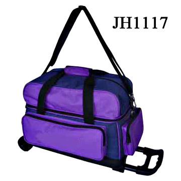  Bowling Bag with Wheels (Two Balls) (Bowling Bag mit Rädern (zwei Kugeln))