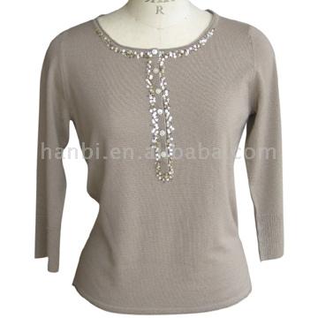  Ladies` Cashmere Knitted Sweater ( Ladies` Cashmere Knitted Sweater)