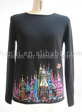  Ladies` Cashmere Knitted Sweater ( Ladies` Cashmere Knitted Sweater)