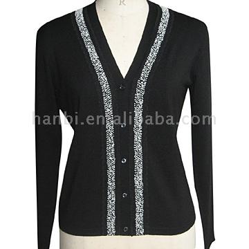  Ladies` Silk Cashmere Knitted Sweater ( Ladies` Silk Cashmere Knitted Sweater)
