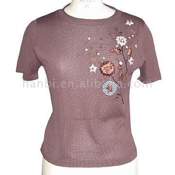  Ladies` Silk Knitted Sweater ( Ladies` Silk Knitted Sweater)