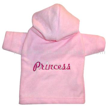  Pink Hooded Dog Coat ( Pink Hooded Dog Coat)