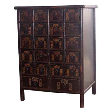  Chinese Antique Medicine Cabinet