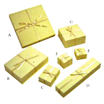 Paper Gift Boxes with Ribbon (Caisses en papier cadeau avec ruban)
