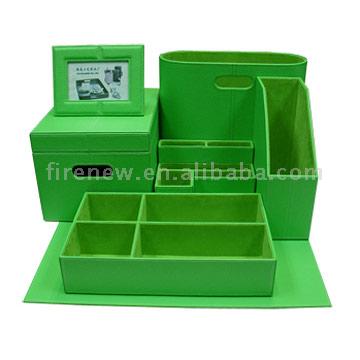 Leder-Schreibtisch-Set (Leder-Schreibtisch-Set)