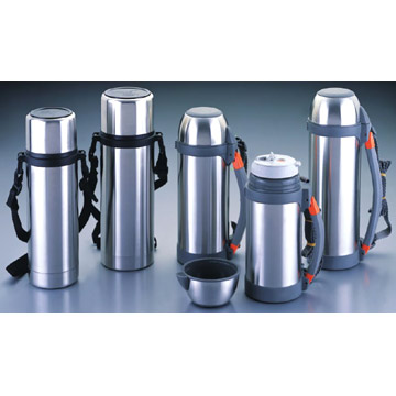  Stainless Steel Vacuum Flasks (Edelstahl Thermosflaschen)