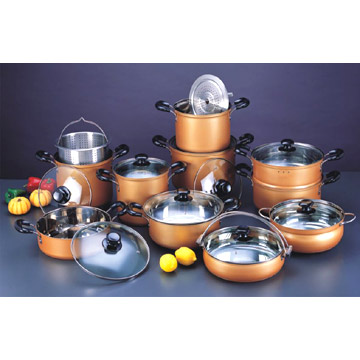  Stainless Steel Pots With Color Coating (Горшки из нержавеющей стали с цветным покрытием)