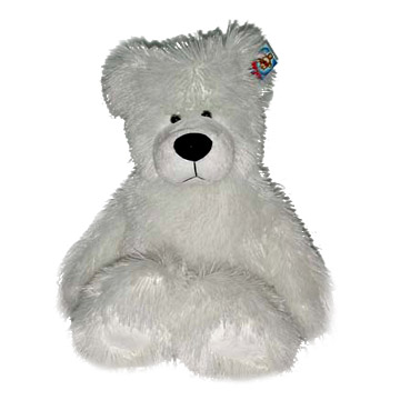  White Fuzzy Bear