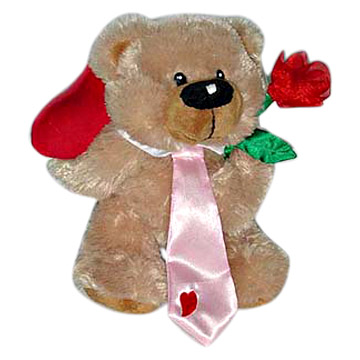  Standing Bear with Heart and Flower