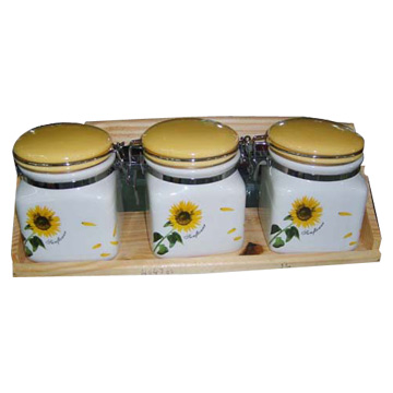  3pc Ceramic Jar Set (3pc Керамическая Jar Set)