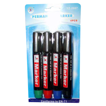  4pc Marker Pen Set ( 4pc Marker Pen Set)