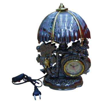  Art Lamp with Clock