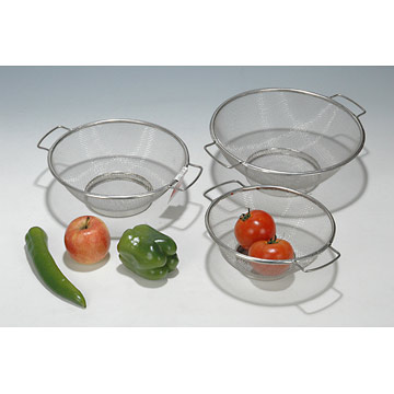  Stainless Steel Kitchen Baskets (Cuisine en acier inoxydable Paniers)