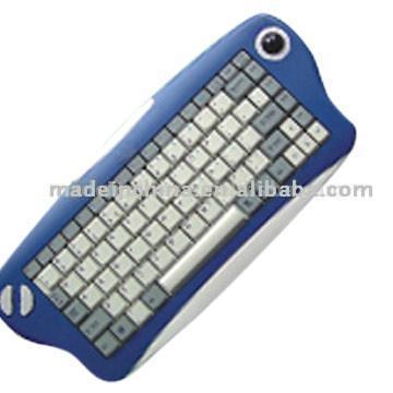  85-Key Trackball Mini-Keyboard (No Mouse Required)