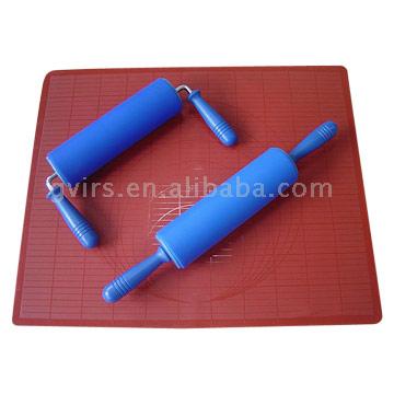  Silicone Rolling Pin (Dough Roller) (Silicone Rolling Pin (rouleau à pâtisserie))