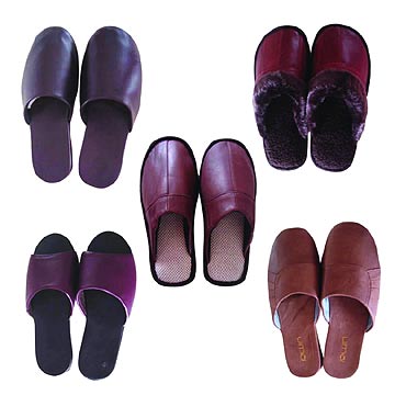  Leather Slipper (Pantoufle en cuir)