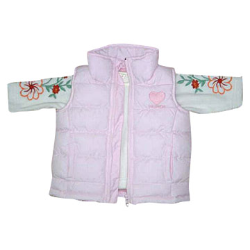  Baby Padded Vest and Knitted Wear (Baby Vest Padded и трикотажа)