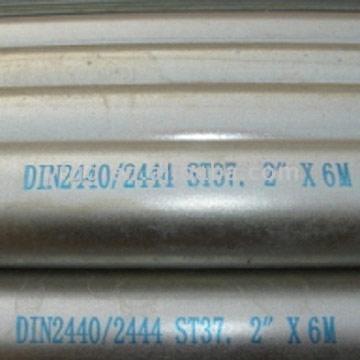  Din Standard Galvanized Steel Pipe (DIN standard de tuyaux en acier galvanisé)