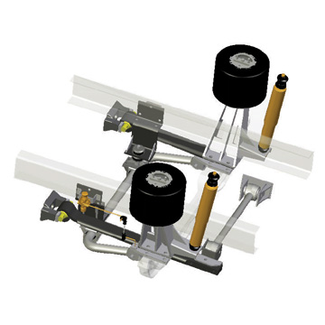  Single Swing Arm Front Air Suspension ( Single Swing Arm Front Air Suspension)
