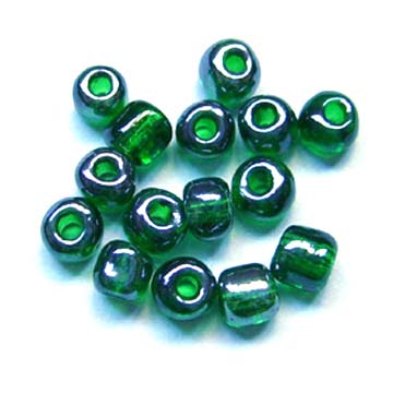  Glass Beads (Green) (Стеклянные шарики (зеленый))