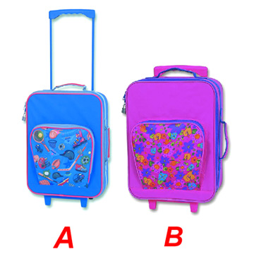  Kids` Trolley Schoolbags