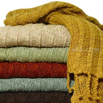 Rib Knit Throw (Rib Knit Throw)