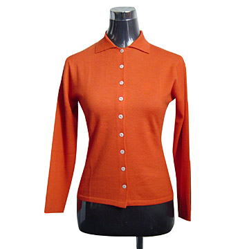  Ladies` Stand Collar Cardigan ( Ladies` Stand Collar Cardigan)