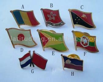  Flag Badges (Флаг Значки)