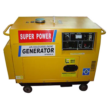  5kW Diesel Generator (Silent and Closed) (Groupe électrogène diesel de 5 kW (Silent et fermée))