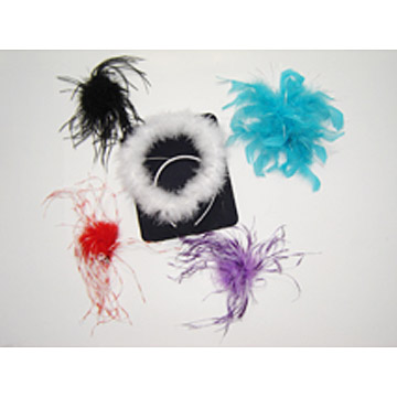  Feather Hair Accessories (Plume d`accessoires pour les cheveux)