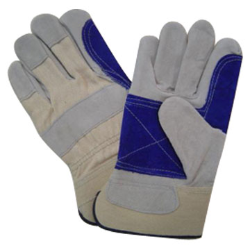  Cow Split Leather Gloves with Reinforced Palm (Cow Split Gants en cuir renforcé avec Palm)