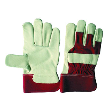  Cow Grain Leather Working Gloves ( Cow Grain Leather Working Gloves)