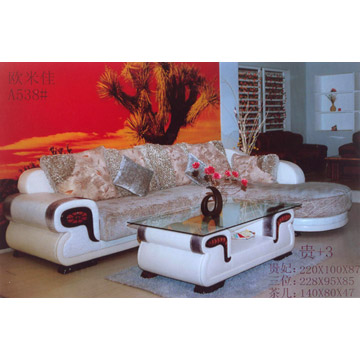  Leather / Fabric Sofa ( Leather / Fabric Sofa)