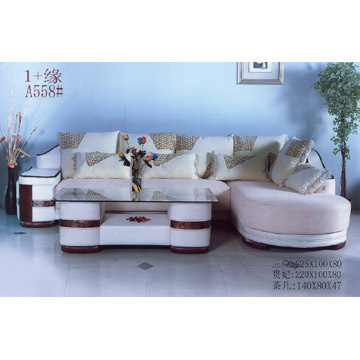  Leather / Fabric Sofa ( Leather / Fabric Sofa)