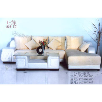  Leather / Fabric Sofa ( Leather / Fabric Sofa)