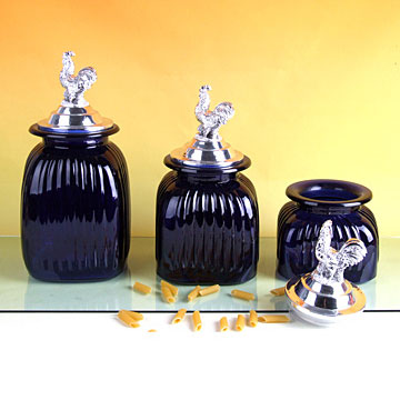  Glass Jars with Rison Air-Tight Lid (Стеклянные банки с Rison герметичная крышка)