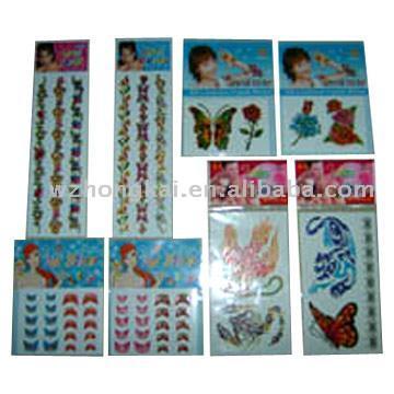  Gilt Luminous Tattoo Stickers ( Gilt Luminous Tattoo Stickers)