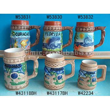  Ceramic Beer Mugs (Керамические кружки пива)