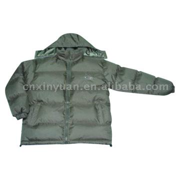  Men`s Padded Jacket with Hood (Men`s Veste matelassée avec capuche)