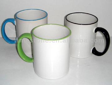  16pc Color Band Dinnerware Set (16pc Couleur bande vaisselle)