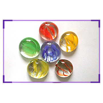  8-Petaled Flat Marbles with Single Color Inside (8-лепестковый квартира мраморы с Single цвета внутри)