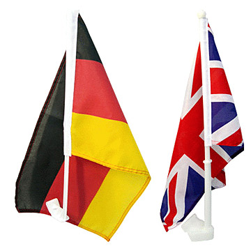  20" Car Flags with Plastic Stick ( 20" Car Flags with Plastic Stick)