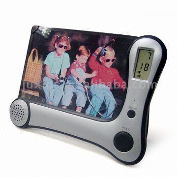  Recording Photo Frame with Alarm Clock (Запись рамка для фотографий с будильником)