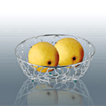  Plated Decorative Fruit Basket