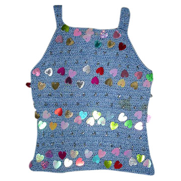 Kids `Hand Crochet Strap Vest (Kids `Hand Crochet Strap Vest)