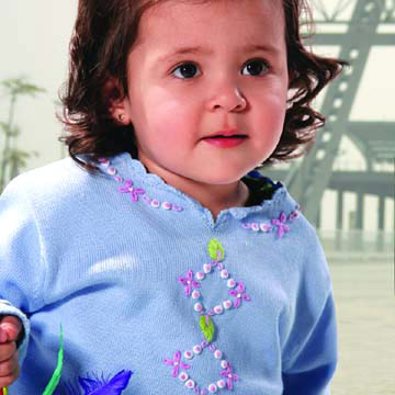  Infant`s Embroidered Sweater