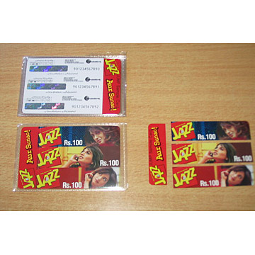  PVC Prepaid Perforated Cards With 3D ( PVC Prepaid Perforated Cards With 3D)