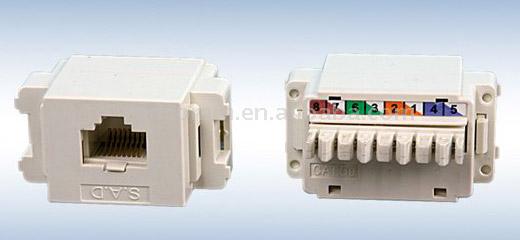  Cat5e Rj45 Keystone Jack