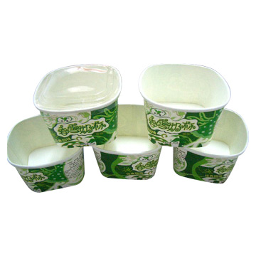  Ice Cream Cups (Suqare Cups) ( Ice Cream Cups (Suqare Cups))
